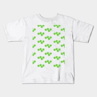 Four Leaf Clover Pattern Kids T-Shirt